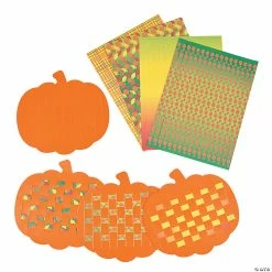 Best Pirce 🔥 Pumpkin Weaving Mats - 24 Pc. 🛒