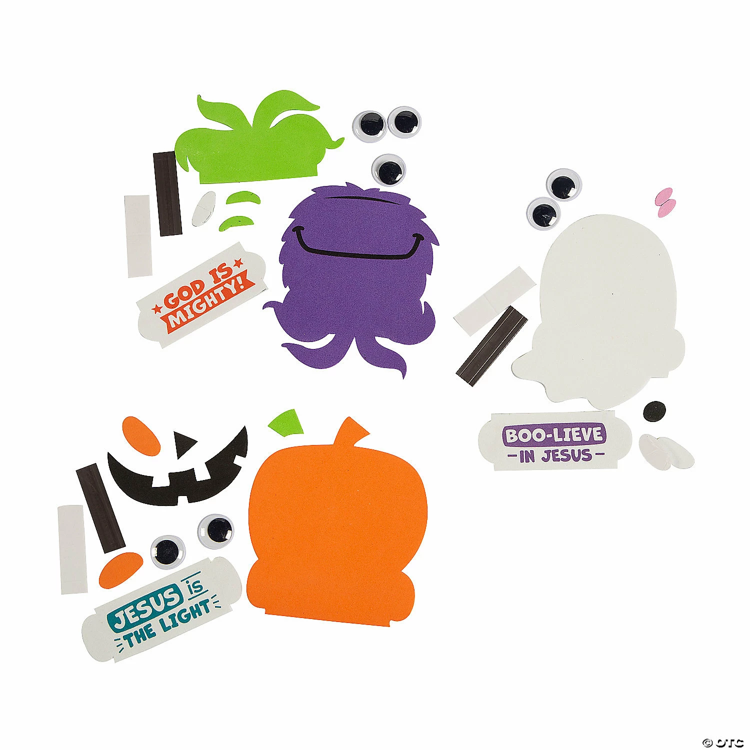 Wholesale 🔔 Religious 💀 Halloween Character Magnet Craft Kit - Makes 12 ❤️ 4 Wholesale 🔔 Religious 💀 Halloween Character Magnet Craft Kit - Makes 12 ❤️ - Image 2