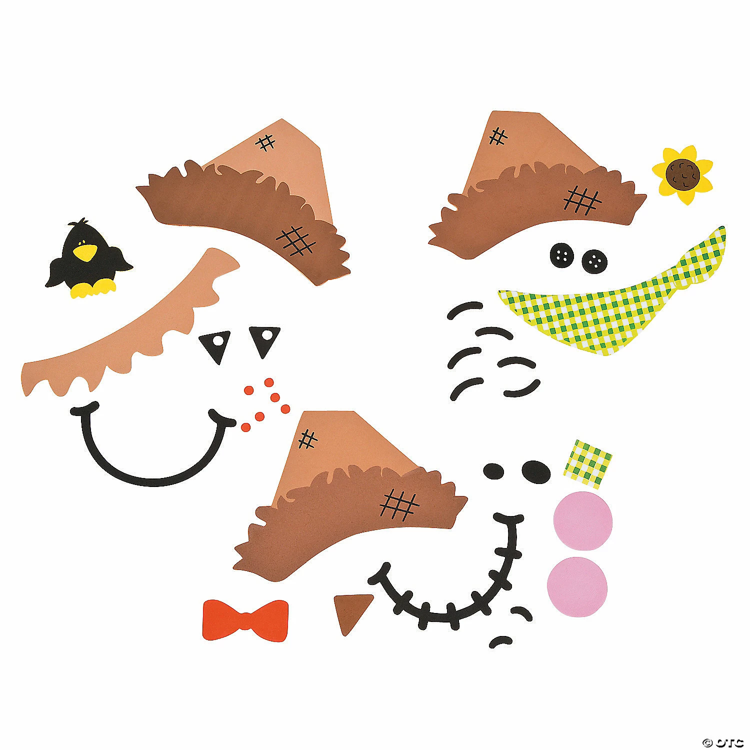 New 👏 Scarecrow Pumpkin Decorating Craft Kit - Makes 12 😀 4 New 👏 Scarecrow Pumpkin Decorating Craft Kit - Makes 12 😀 - Image 2