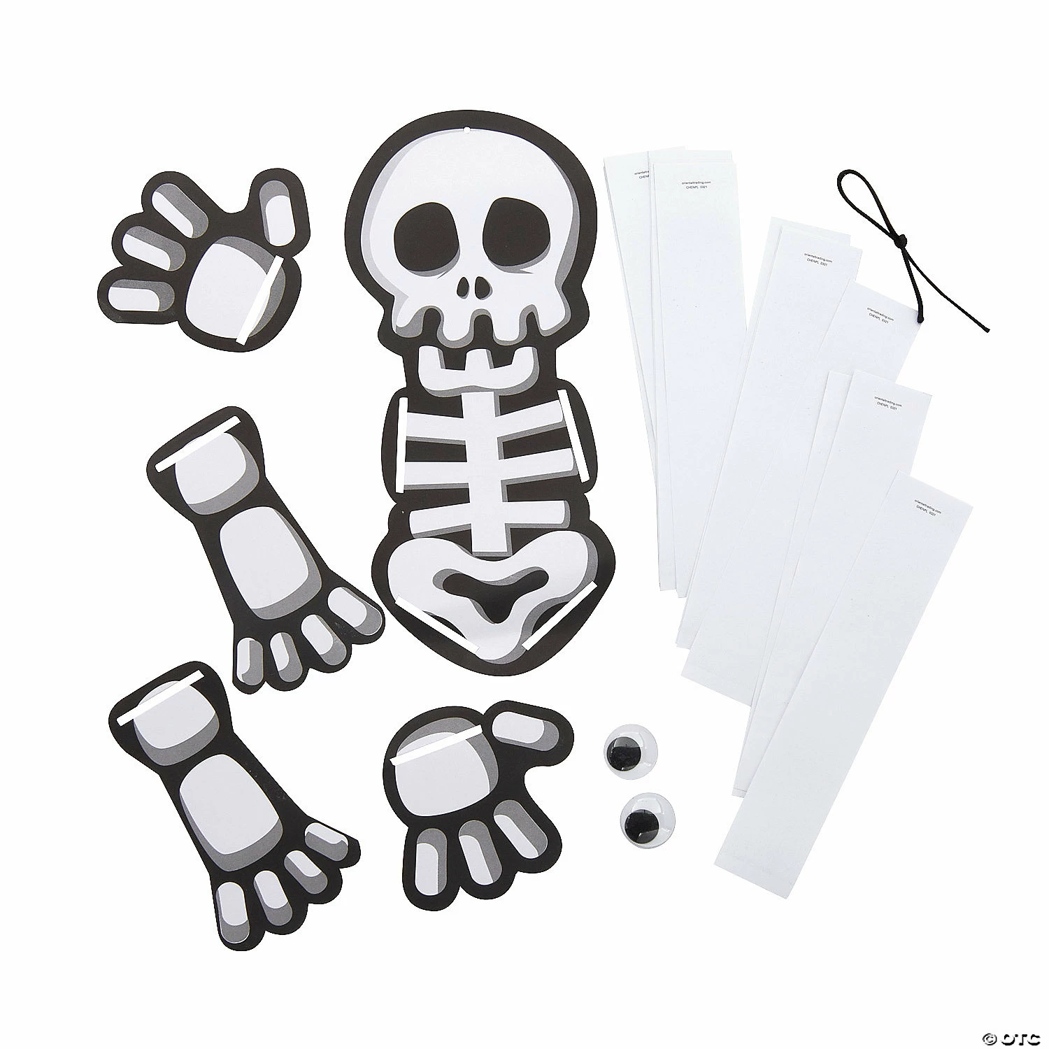 Discount ⭐ Skeleton Paper Chain Craft Kit - Makes 12 ❤️ 4 Discount ⭐ Skeleton Paper Chain Craft Kit - Makes 12 ❤️ - Image 2