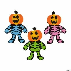 Best deal 🌟 Spookadelic Jack-O’-Skeleton Magnet Craft Kit - Makes 12 💯