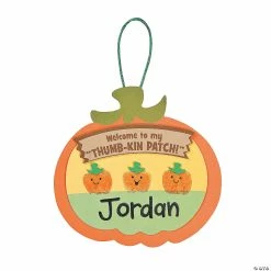 Deals 🛒 Thumbprint Pumpkin Patch Craft Kit - Makes 12 ✨