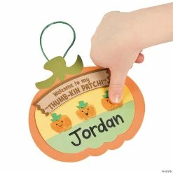 Deals 🛒 Thumbprint Pumpkin Patch Craft Kit - Makes 12 ✨ -Halloween Crafts for Kids Sales thumbprint pumpkin patch craft kit makes 1248 8221 a02